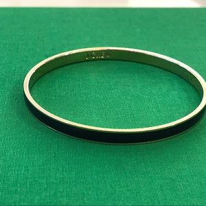 J.Crew Navy & Gold Bangle Bracelet